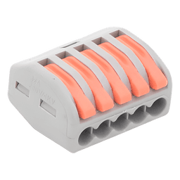 Conector de Distribución Eléctrica / 1 Entrada 4 Salidas / 250V 32A / 12AWG-28AWG / 2.6 x 2.1 x 1.5 cm (1.02 x 0.83 x 0.59 in)