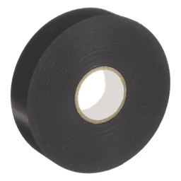 Cinta Eléctrica STRONGHOLD para Aislar, de PVC, Uso Profesional en Construcción Eléctrica, Grosor 0.18mm (7 mil), Ancho 19mm, y 20m Largo, Color Negro.