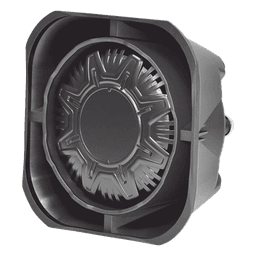 Bocina Compacta de Uso Rudo, 100 Watts de Potencia, Ideal Para Vehículos de Encubierto, Montaje Universal, 11 Ohms de Impedancia