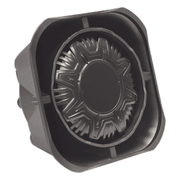 Bocina Compacta de Uso Rudo, 100 Watts de Potencia, Ideal Para Vehículos de Encubierto, Montaje Universal, 11 Ohms de Impedancia