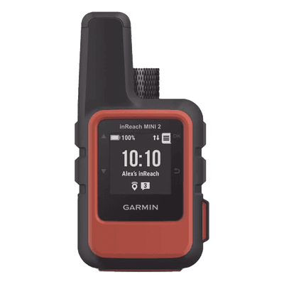 GPS portátil inReach® Mini 2 / Pantalla Monocroma Transflectiva 23 x 23 mm / Resolución 176 x 176 píxeles / Batería de Iones de Litio / Autonomía Hasta 14 Días / Resistencia al Agua IPX7 / Sensores GPS, Galile