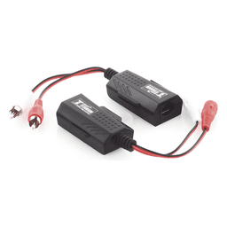 Balun Extensor de Audio / 800 m (2625 pies) / RCA a RJ45 / CAT5-6 / Protección TVS Grado 3 / 60 dB Rechazo Diafonía