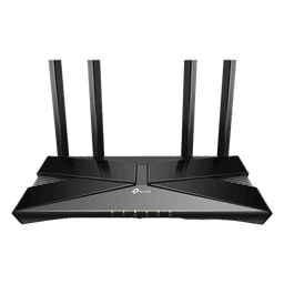 Router WiFi 6 doble banda AX 3000 Mbps /  MU-MIMO y OFDMA / 1 Puerto WAN 10/100/1000 Mbps / 4 Puertos LAN 10/100/1000 Mbps / 4 Potentes Antenas.
