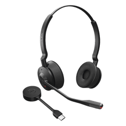 Diadema Inalámbrica / DECT USB-A / Cancelación Activa de Ruido / Alcance 150 m (492.1 ft) / Multipunto 4 Auriculares / SafeTone 2.0