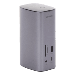 HUB USB-C (Docking Revodok Pro) 12 en 1 | 2 USB-A 3.0 | 1 USB-C PD Carga 100W | 1 USB-A 3.1 | 1 USB-C 3.1 | HDMI 4K | HDMI 8K Ultra HD | Display Port 4K | RJ45 (Gigabit) | Lector Tarjeta SD + Micro SD (TF) | Jack Audio 3.5mm.