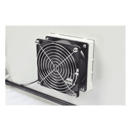 Gabinete de Acero para Exterior / IP55 / IK10 / 400 x 600 x 250 mm / Ventilación Forzada 110 VCA / Carga 25 kg / Placa Trasera 350 x 565 mm