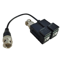 Kit de Transceptores Pasivos / 5MP / Transmisión 200 m (656.2 ft) / UTP Cat 5e/6/6a/7 / Protección TVS / Terminales Push-Pin