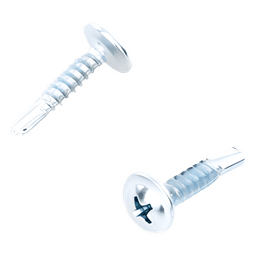 Tornillo Pija Punta de Broca / Cabeza Truss / #8 x 3/4" / Acero Galvanizado / Paquete 100 Unidades