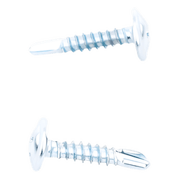 Tornillo Pija Punta de Broca / Cabeza Truss / #8 x 3/4" / Acero Galvanizado / Paquete 100 Unidades
