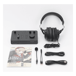 Kit de Audio para Gaming / Controlador de Mezcla + Auriculares / HDMI 2 Entradas/1 Salida / USB / DSP con Efectos de Voz