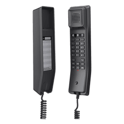 Teléfono IP Hotelero / Altavoz HD / 2 Cuentas SIP / 10 Teclas de Marcación Rápida / 3 Teclas Programables / PoE 100 Mbps / Montaje Pared o Escritorio
