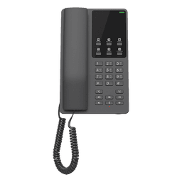 Teléfono IP Hotelero / 2 Líneas SIP / Audio HD Opus / 6 Teclas Programables / 10 Marcación Rápida / Montaje Pared o Escritorio