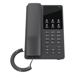 Teléfono IP Hotelero / Wi-Fi Dual Band 802.11ac / 2 Líneas SIP / Audio HD Opus / 6 Teclas Programables / 10 Marcación Rápida / Gestión en la Nube