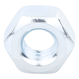 Tuerca Hexagonal Galvanizada de 1/4" (6.4 mm)/ Bolsa con 250 piezas.