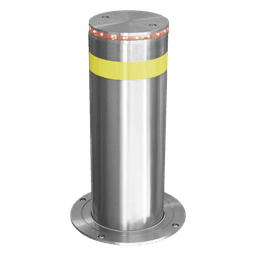 Bolardo Hidráulico Antiembestida / 220 mm × 600 mm (0.72 ft × 1.97 ft) / Acero Inoxidable 304 / 200,000 J / Ciclo 4 s / 100 Ciclos/h