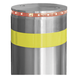 Bolardo Hidráulico Antiembestida / 220 mm × 600 mm (0.72 ft × 1.97 ft) / Acero Inoxidable 304 / 200,000 J / Ciclo 4 s / 100 Ciclos/h