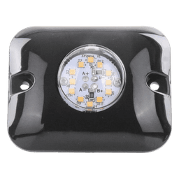 Luz Oculta Ultra Brillante con 12 LED, Color Claro