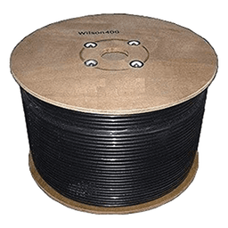 Carrete de Cable Coaxial de Baja Perdida WILSON400 Tipo LMR400. 50 Ohm de Impedancia. 152.4 Metros (500 Pies)