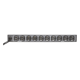 PDU para Rack / 11 Salidas NEMA 5-15R / 120 Vca / 15 A / 1U / 19 in / Cable 1.80 m / Protección contra Sobretensiones