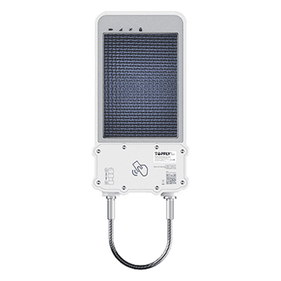 Cerradura Inteligente GPS con Energía Solar / SolarGuardX 100 / Seguimiento de Activos LTE Cat-M1 / Desbloqueo por RFID BLE OTA / Impermeable IP67 / Detección de Movimiento / Alarma de Bloqueo / Batería 14400mAh / Seguridad de Datos M