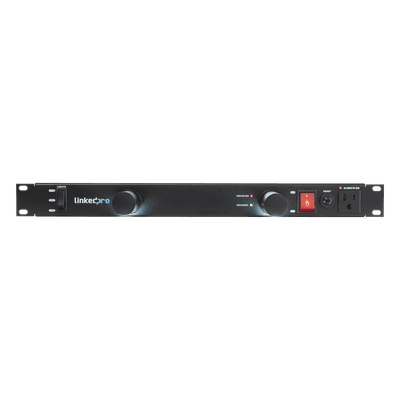 PDU para Rack / 11 Salidas NEMA 5-15R / 15 Amp / 120 Vca / Montaje Horizontal 1U / 19 in / LED de Protección