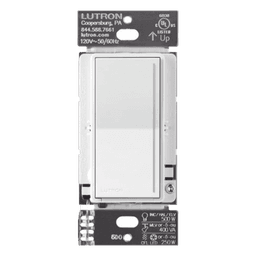 Atenuador auxiliar de pared para control desde múltiples ubicaciones (3 vías o más), sistema RadioRA 3