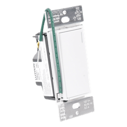 Apagador auxiliar Sunnata de pared para control de 3 vías o escalera, 120 V, compañero cableado del apagador principal del sistema RadioRA 3, color blanco brillante (White)