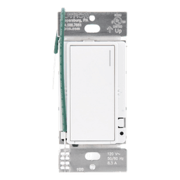 Apagador auxiliar Sunnata de pared para control de 3 vías o escalera, 120 V, compañero cableado del apagador principal del sistema RadioRA 3, color blanco brillante (White)