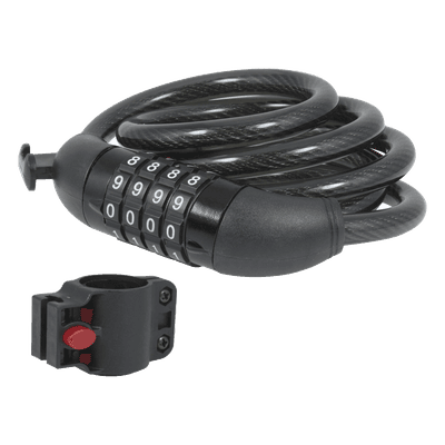 Candado de Cable de Combinación/ Longitud 120 cm / Nivel de seguridad 3/ Discos Programables.