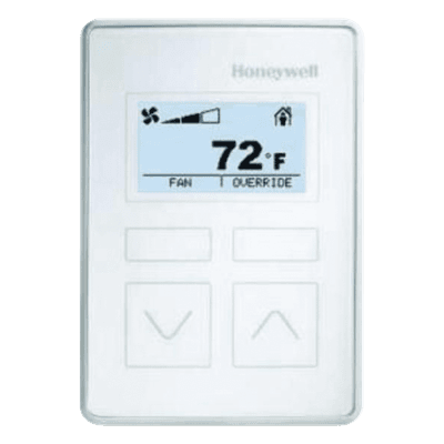 Sensor y display de temperatura y humedad para pared con pantalla LCD retroiluminada y bus Sylk para controladores Trend IQX