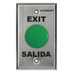 Botón de Salida Tipo Hongo / Contacto NO/NC / 24 VDC / Acero Inoxidable / Montaje en Caja Estándar