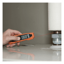 Kit Prueba HVAC / Multímetro Gancho TRMS / Termómetro Dual IR -40 a 300 °C / Detector NCVT 12-1000V CA / Ciclo Servicio / Linterna