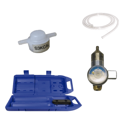 Kit de calibración para sensores de gases tóxicos con tubería, adaptador de flujo y regulador, serie Sensepoint XCD