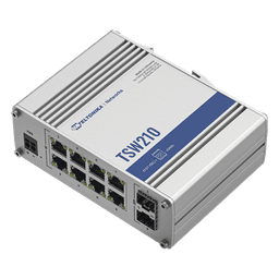 Switch Industrial No-Administrable / 8 Puertos Gigabit / 2 SFP 1G / IP30 / -40°C a +75°C / 4.53 x 3.74 x 1.10 pulgadas