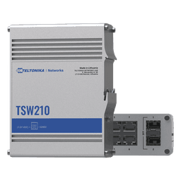 Switch Industrial No-Administrable / 8 Puertos Gigabit / 2 SFP 1G / IP30 / -40°C a +75°C / 4.53 x 3.74 x 1.10 pulgadas