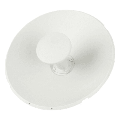 Antena direccional tipo plato / 25 dBi / 5.150-7.125 GHz / MIMO 2X2 dual-pol / IP67 / 7° haz / Acero con pintura en polvo