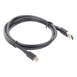 Cable USB-A a USB-C | 1 Metro | Carga y Sincronización de Datos | Carga Rápida 60W | Datos 5 Gbps | QC 3.0/2.0 | FPC | AFC | Protección Integrada | Duradero y Flexible| Caja ABS | Cubierta de TPE | Color Negro.