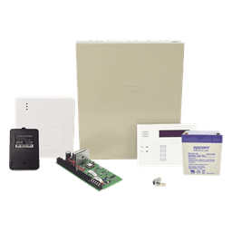 Panel de alarma híbrido con teclado 6160RF y comunicador IP integrado, ampliable a 48 zonas