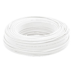 Cable para Alarma / 4 Conductores / 22 AWG / CCA / 100 m (328 ft) / Retardante a la Llama / Blanco