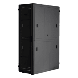 Gabinete para Centro de Datos / 42 UR / 600 mm de Ancho / 1200 mm de Profundidad / Carga Estática 1588 kg / Ventilación 80% / Acero Soldado