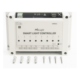 Controlador de Iluminación LoRaWAN / 8 Circuitos / Medición de Energía LN / Retraso Programable 18 hrs / D2D Sin Gateway