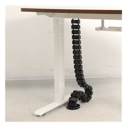 Portacable de Tipo Cadena para Escritorio / Organizador de Cables Vertical Articulado / 1200 mm (47.24 Pulgadas) de Longitud / Evita que los Cables se Enreden o Tensen al Momento de Elevar la Altura