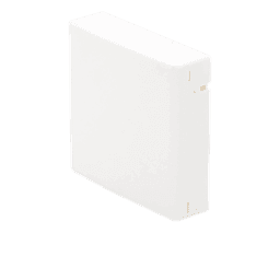 Caja Terminal de Fibra Óptica (Roseta) con un Acoplador SC/APC, Color Blanco
