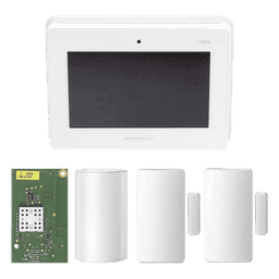 Kit de Panel de Alarma / Pantalla Táctil 7 Pulgadas / Tecnología Inalámbrica SIX / Cifrado AES-128 / Sensor PIR / 2 Contactos Magnéticos / Respaldo de Batería