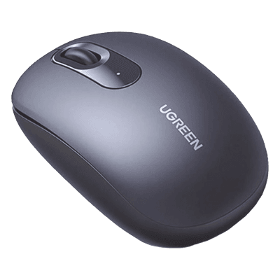 Mouse Inalámbrico 2.4G 800/1200/1600/2400 DPI | Función de 3 botones | Alcance 10m | Silencioso |  Ergonómico | Anti-caída y Anti-interferencias | Batería Alcalina AA incluida  | Midnight Blue.