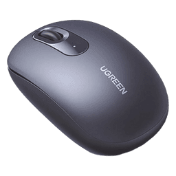 Mouse Inalámbrico 2.4G 800/1200/1600/2400 DPI | Función de 3 botones | Alcance 10m | Silencioso |  Ergonómico | Anti-caída y Anti-interferencias | Batería Alcalina AA incluida  | Midnight Blue.