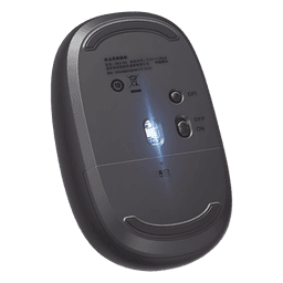 Mouse Inalámbrico 2.4G 800/1200/1600/2400 DPI | Función de 3 botones | Alcance 10m | Silencioso |  Ergonómico | Anti-caída y Anti-interferencias | Batería Alcalina AA incluida  | Midnight Blue.