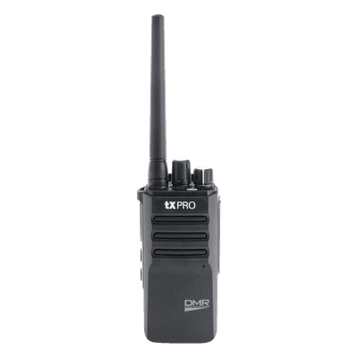 Radio Portátil / DMR Digital y Analógico / VHF 136-174 MHz / 64 Canales / 4 Zonas / Cifrado / 5W / USB-C