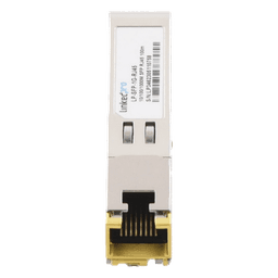 Transceptor Óptico SFP a RJ45 / Auto negociación 10/100/1000 Mbps / Conector RJ45 / 1000BASE-T / Distancia de hasta 100 m.