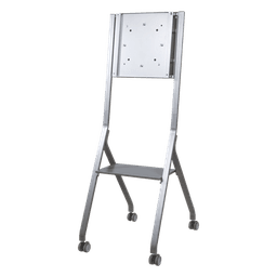 Soporte Móvil para Pantalla / Carga 100 kg (220 lbs) / 55" a 98" / VESA 400 x 400 mm / Superficie Antibacteriana / Base con Ruedas